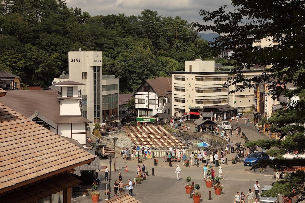 Kusatsu Onsen Ryokan Yoshinoya Hotel Екстериор снимка