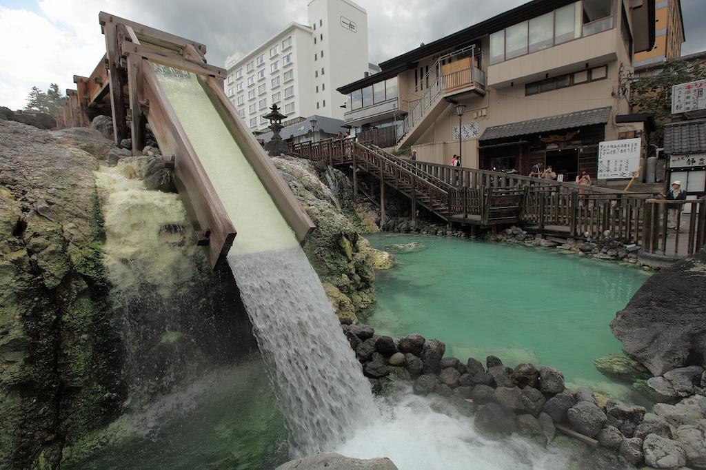 Kusatsu Onsen Ryokan Yoshinoya Hotel Екстериор снимка