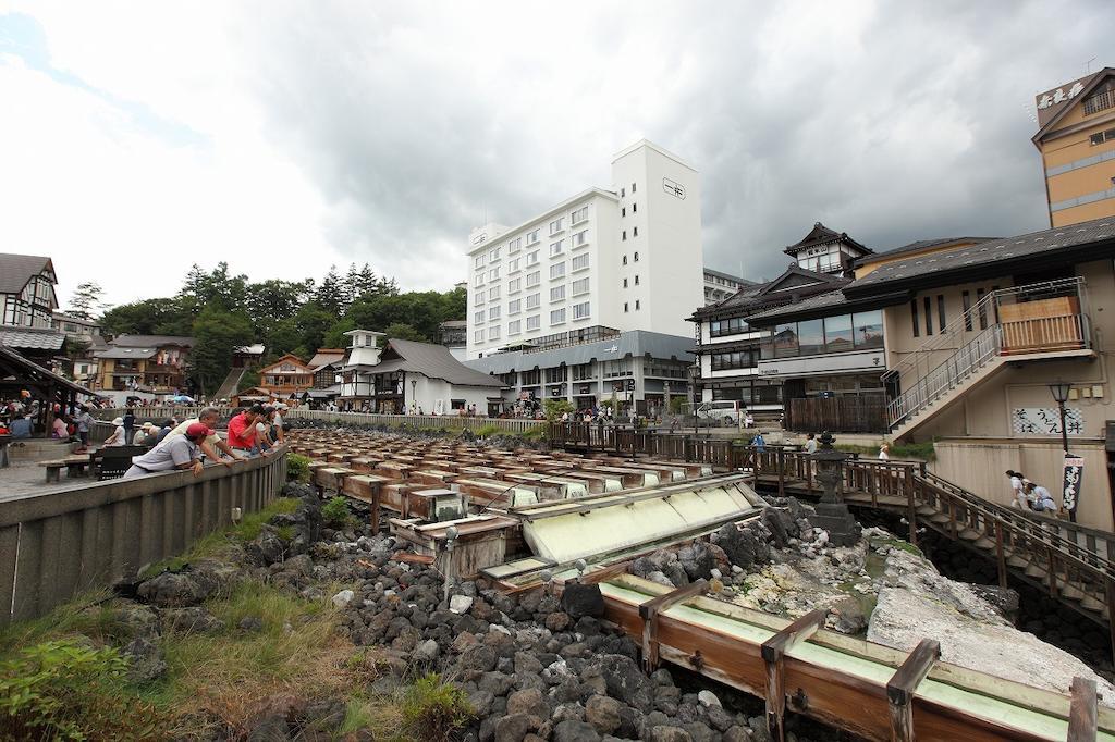 Kusatsu Onsen Ryokan Yoshinoya Hotel Екстериор снимка